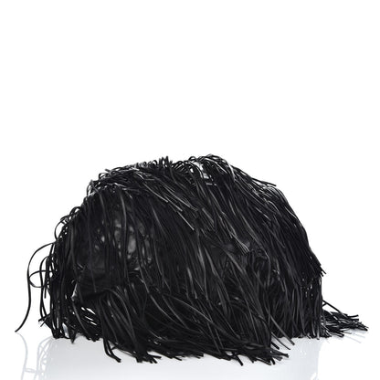 Chanel Lambskin Quilted Western Baluchon Fringe Bag Black 4 of 7