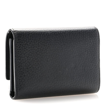 Louis Vuitton Taurillon Capucines Studded Compact Wallet Black 3 of 13