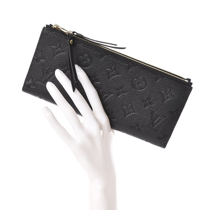 Louis Vuitton Empreinte Adele Wallet Black 2 of 8