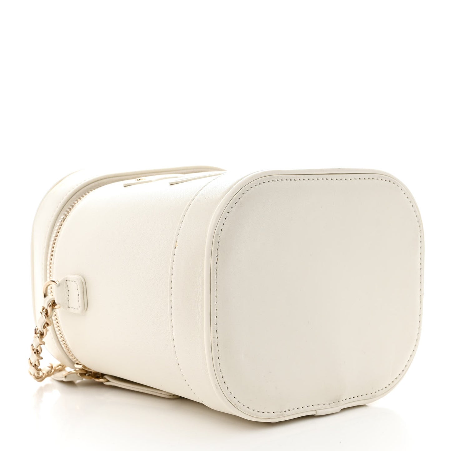 Lambskin Timeless Vanity Cosmetic Case White