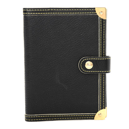 Louis Vuitton Suhali Small Ring Agenda Cover Black 1 of 7