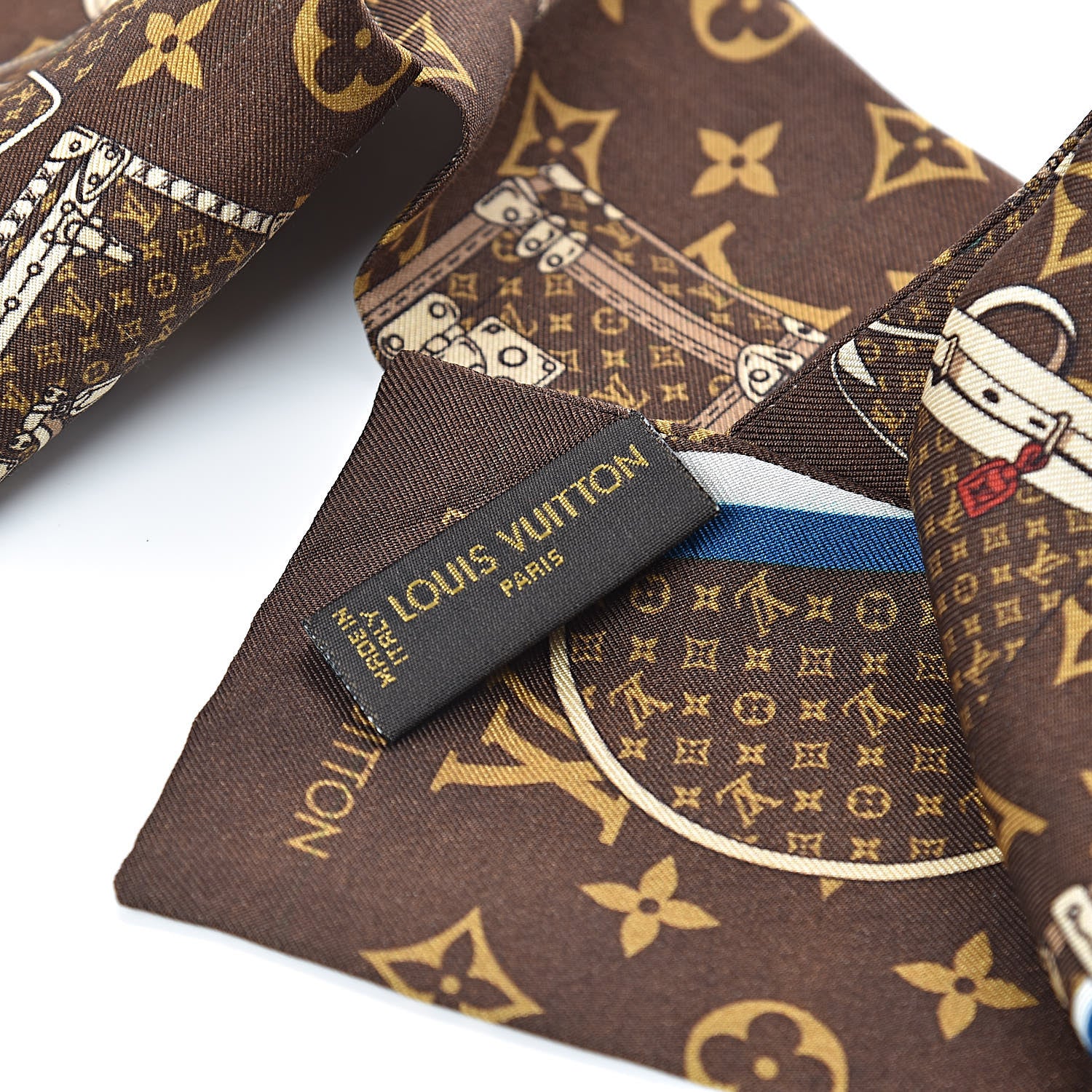 Louis Vuitton Silk Monogram Trunks Bandeau 4 of 4