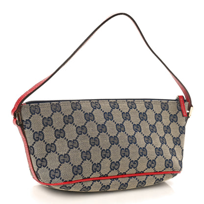 Gucci Monogram Boat Pochette Red 2 of 11