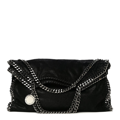 Stella McCartney Shaggy Deer Falabella Fold Over Tote Black 1 of 11