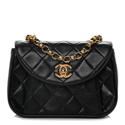 Chanel Lambskin Quilted Mini Square Flap Black 1 of 11