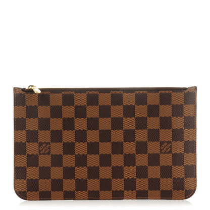 Louis Vuitton Damier Ebene Neverfull MM GM Pochette 1 of 8