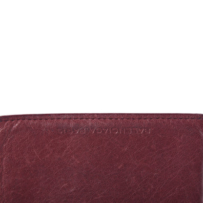Balenciaga Agneau Giant 12 Silver Hardware Card Case Cassis 7 of 10