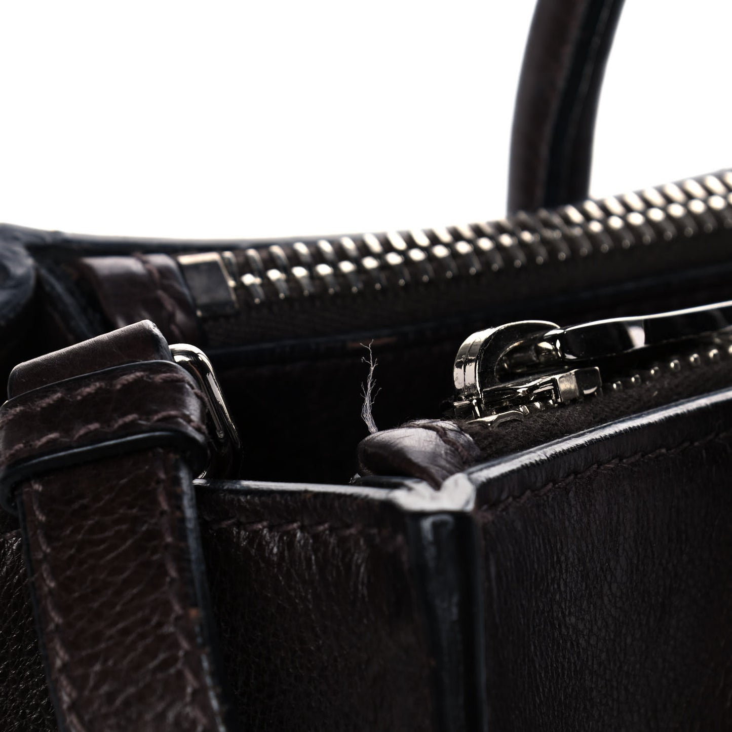 Glace Calf Twin Pocket Tote Moro