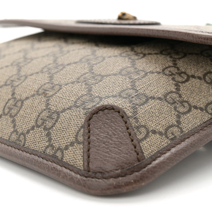 Gucci GG Supreme Monogram Neo Vintage Web Belt Bag Brown 10 of 12