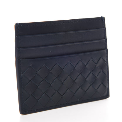 Bottega Veneta Nappa Intrecciato VN Card Case Denim 3 of 8