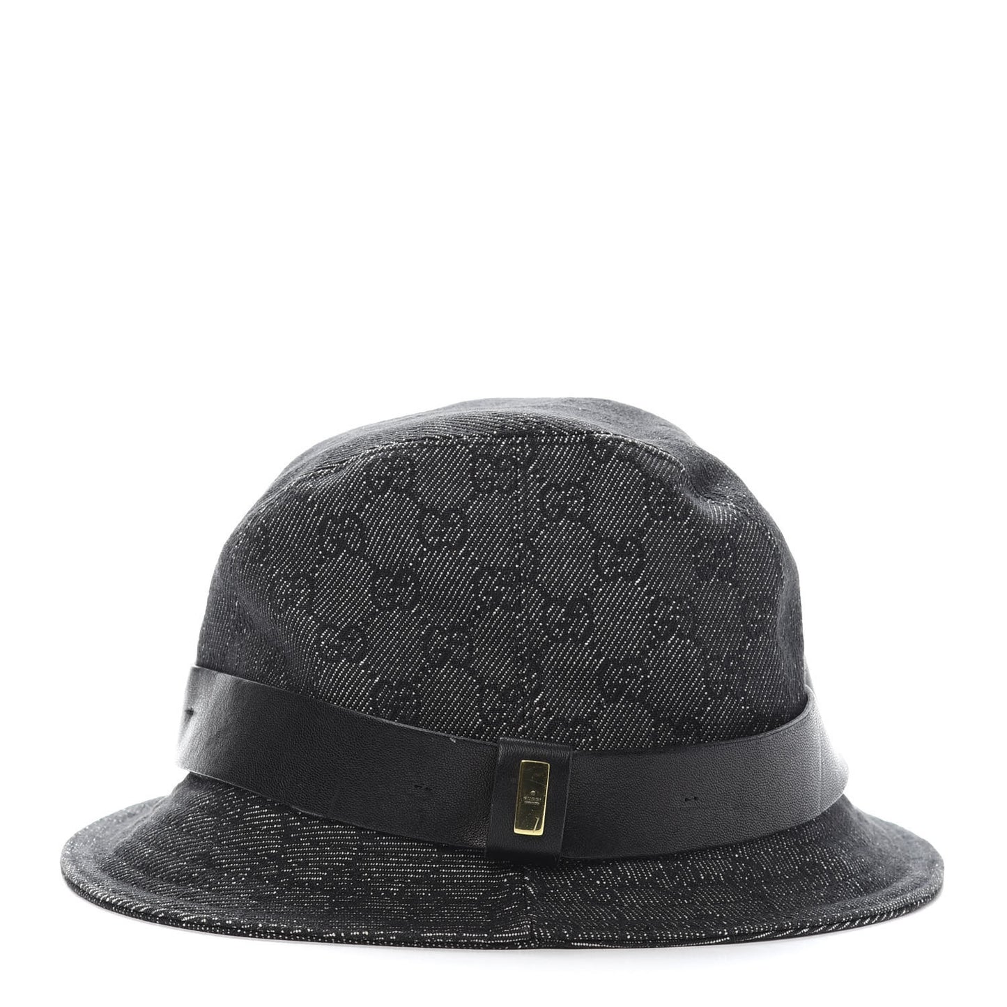 GG Monogram Bucket Hat M Black