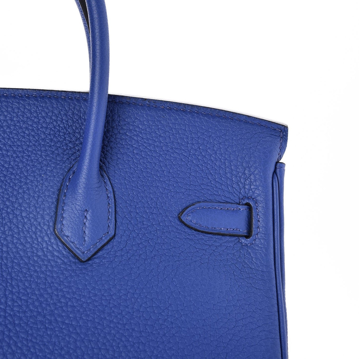 Togo Birkin 25 Bleu Electrique