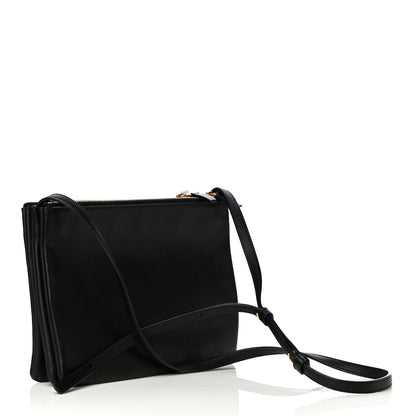 Celine Lambskin Large Trio Crossbody Bag Black 3 of 17