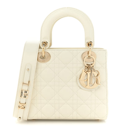 Christian Dior Lambskin Cannage Small My ABCDior Lady Dior White 1 of 14