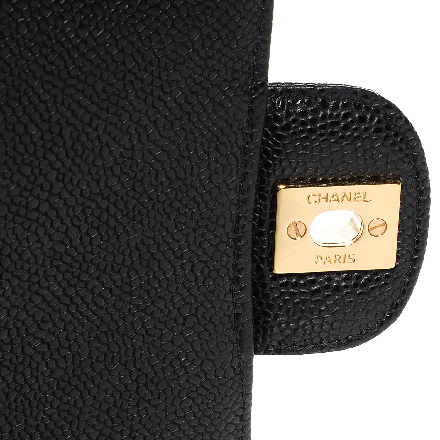 Chanel Caviar Quilted Medium Double Flap Black 6 of 8