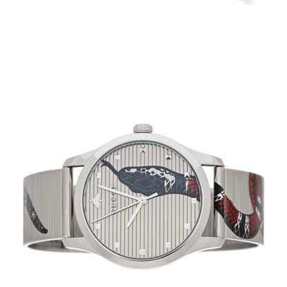 Gucci Stainless Steel 38mm Le Marche Des Merveilles Snake Quartz Watch 2 of 5
