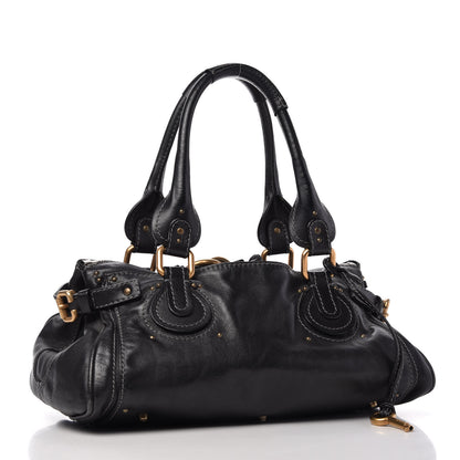 Chloe Calfskin Medium Paddington Satchel Black 3 of 10