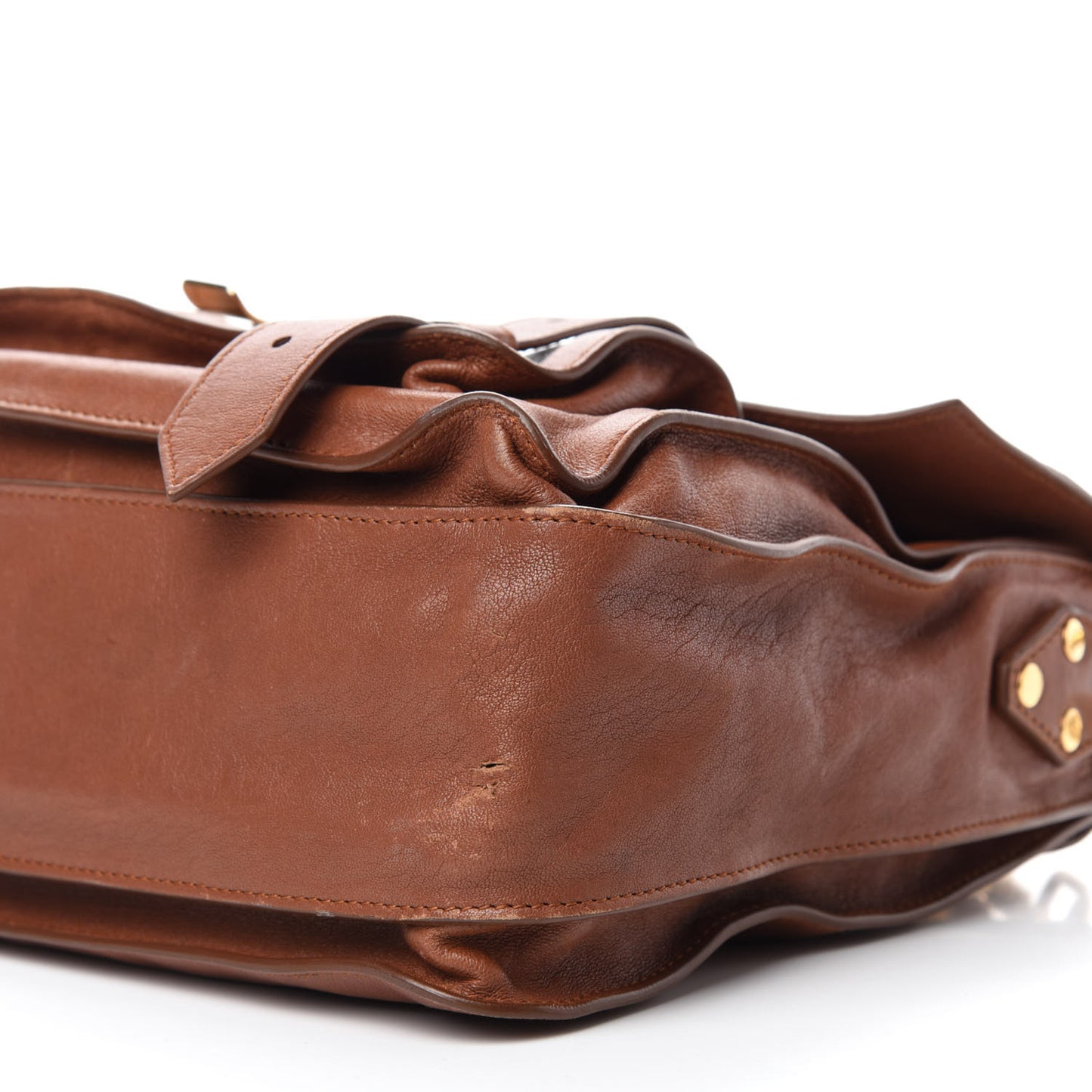 Lambskin Medium PS1 Satchel Saddle