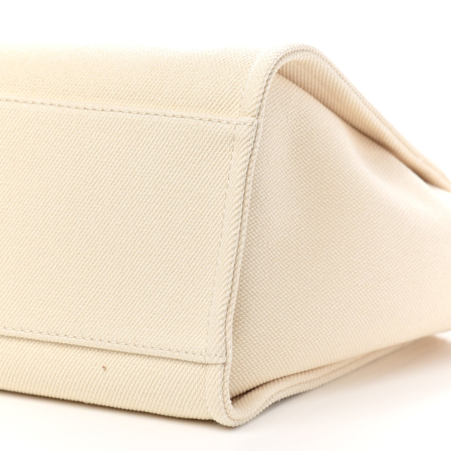 Canvas Pearl Medium Deauville Tote Ecru Beige