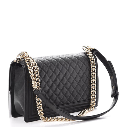 Chanel Caviar Quilted New Medium Boy Flap Black 3 of 8