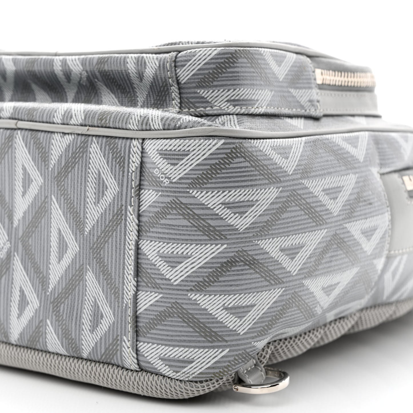 Coated Canvas CD Diamond Mini Rider Backpack Gray