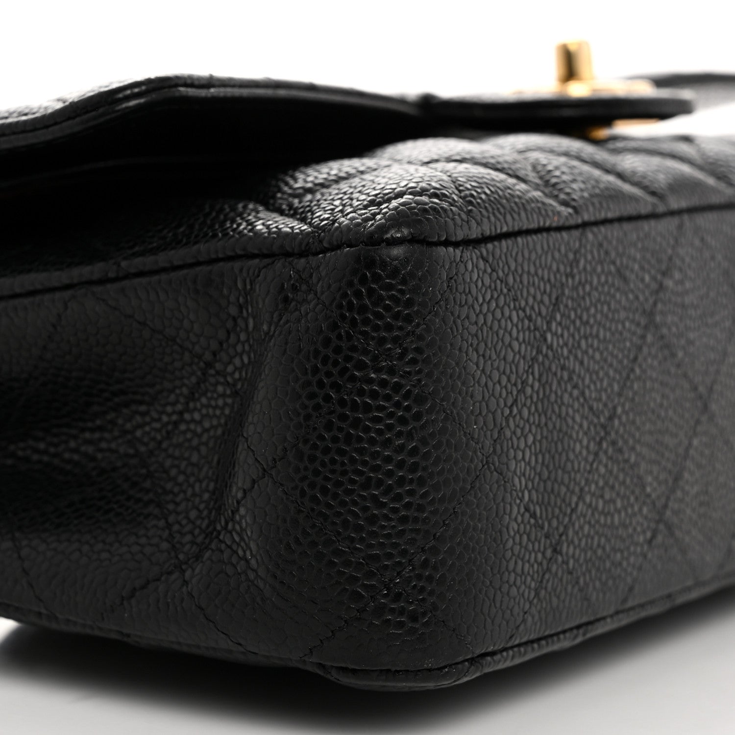 Chanel Caviar Quilted Medium Double Flap Black 9 of 10