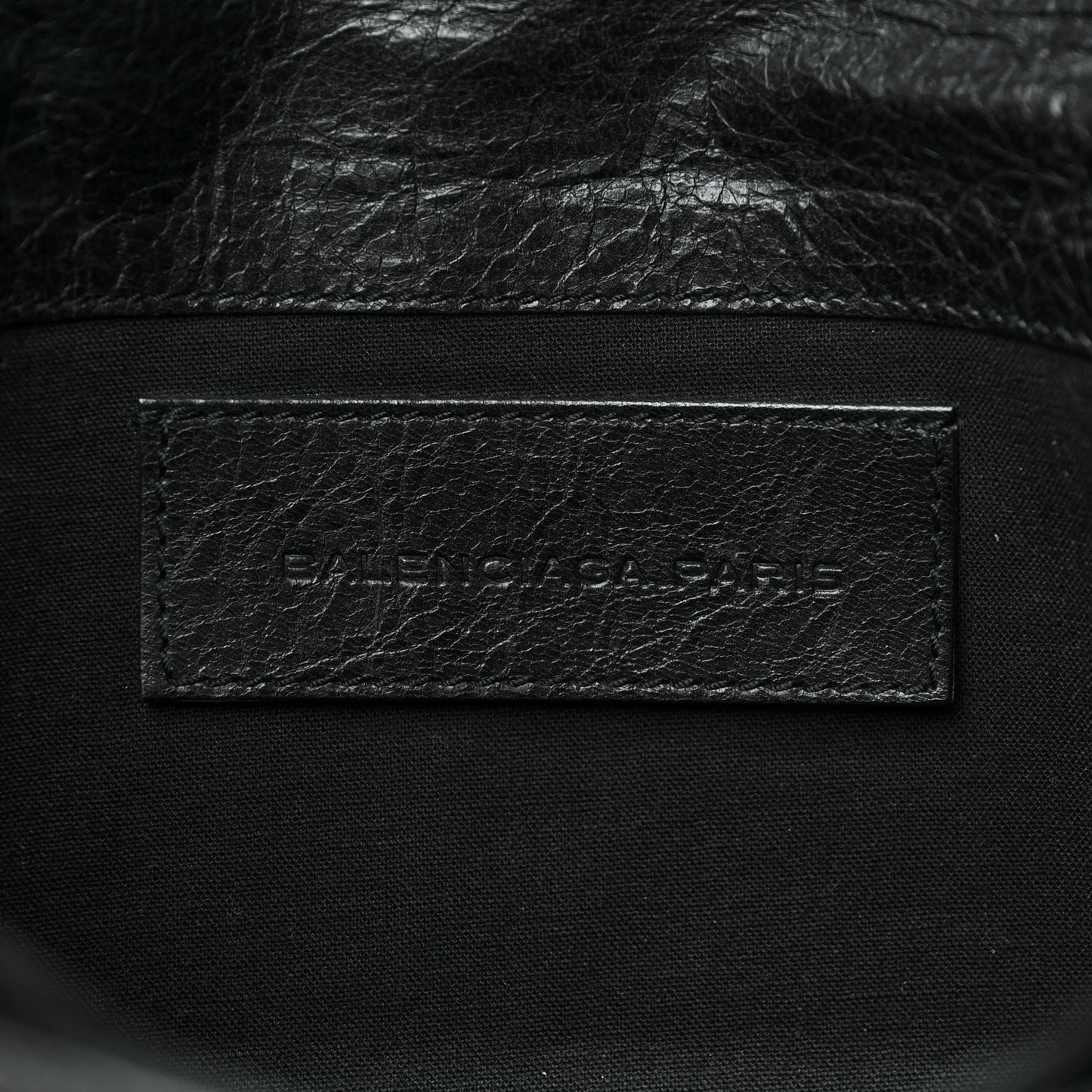 Agneau Classic Hardware Envelope Clutch Black