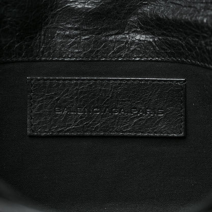 Balenciaga Agneau Classic Hardware Envelope Clutch Black 7 of 10