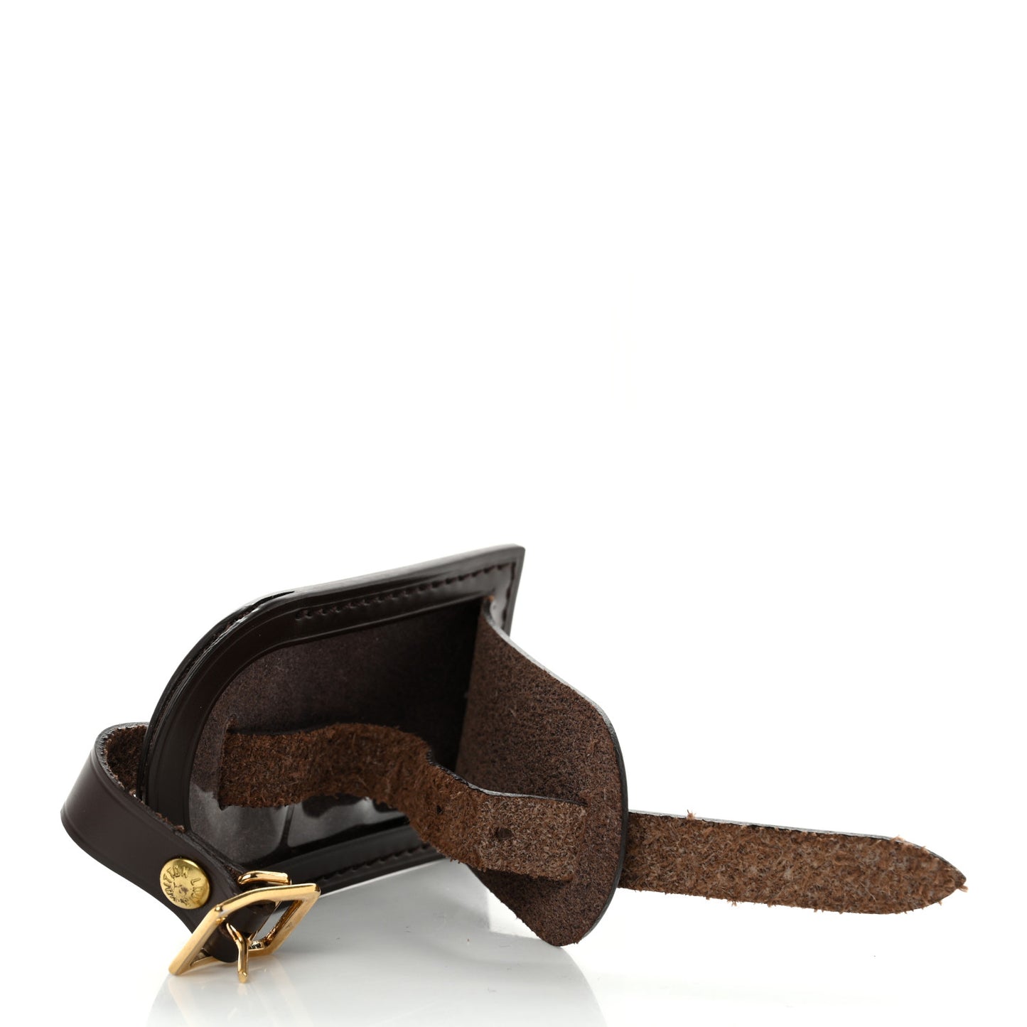 Calfskin Luggage Tag Ebene