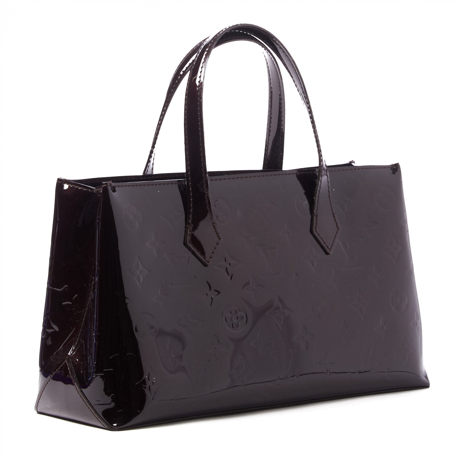 Louis Vuitton Vernis Wilshire PM Amarante 2 of 8
