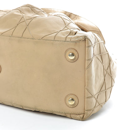 Christian Dior Lambskin Cannage Medium Le Trente Tote Beige 13 of 18