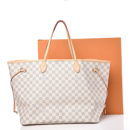 Louis Vuitton Damier Azur Neo Neverfull GM Rose Ballerine 11 of 11
