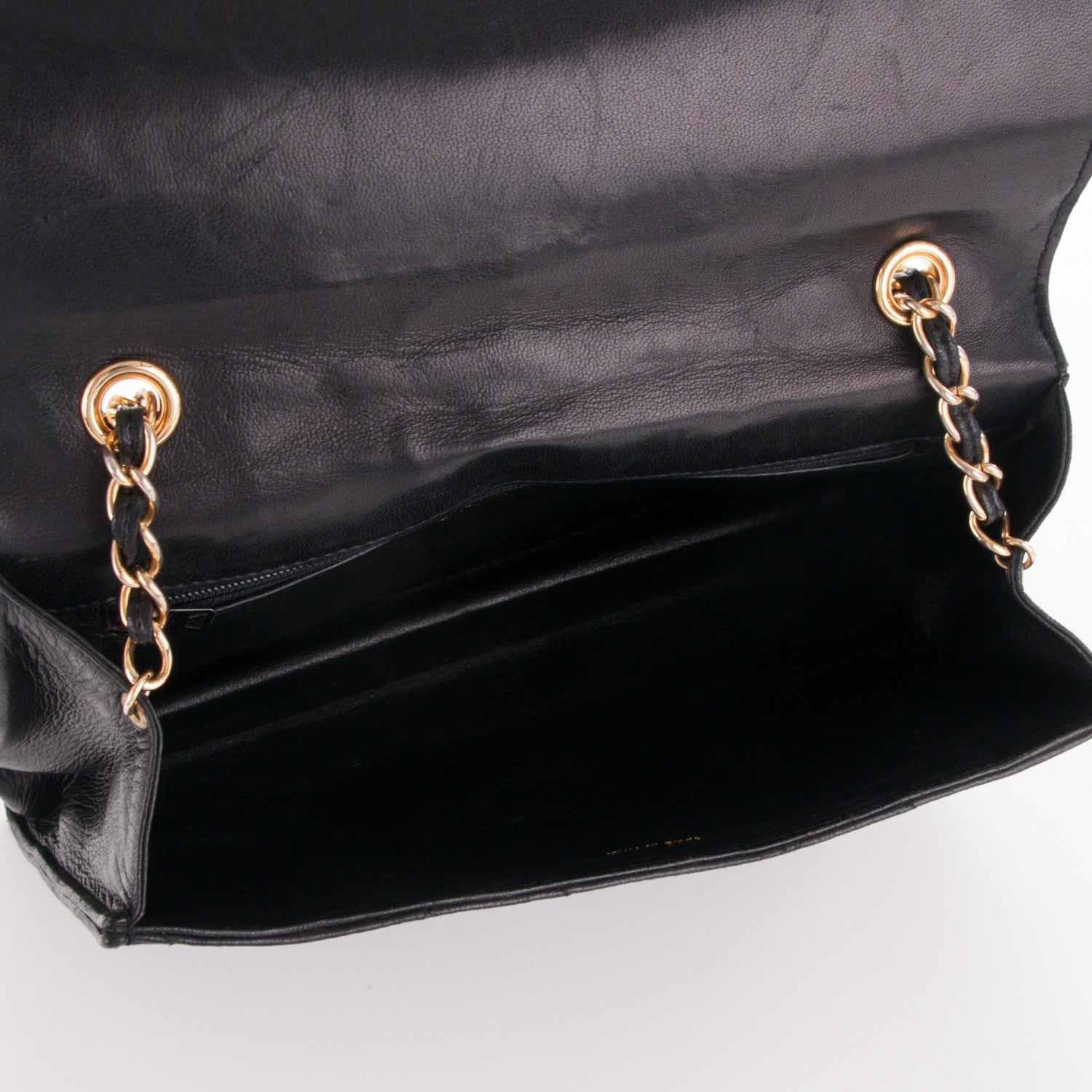 Chanel Lambskin Quilted CC Small Single Flap Black 5 of 8