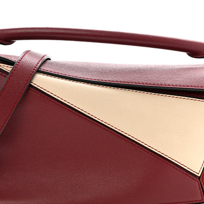 Loewe Calfskin Small Puzzle Bag Wine Garnet 6 of 13