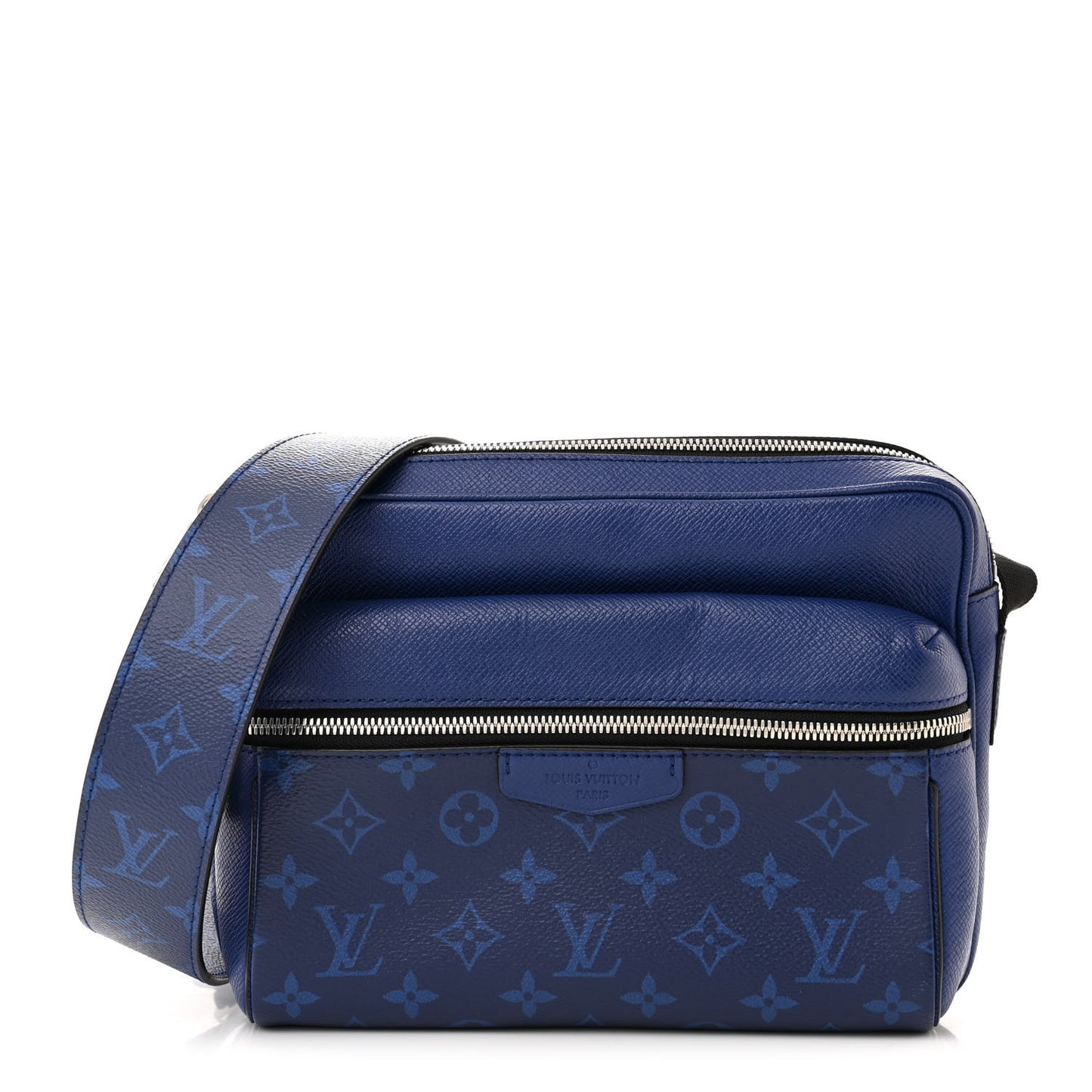 Taiga Monogram Outdoor Messenger Cobalt