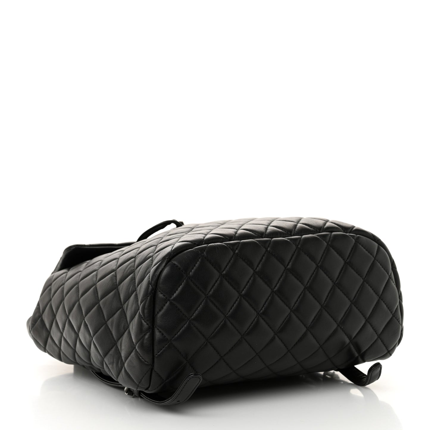 Lambskin Quilted Large Urban Spirit Backpack Black