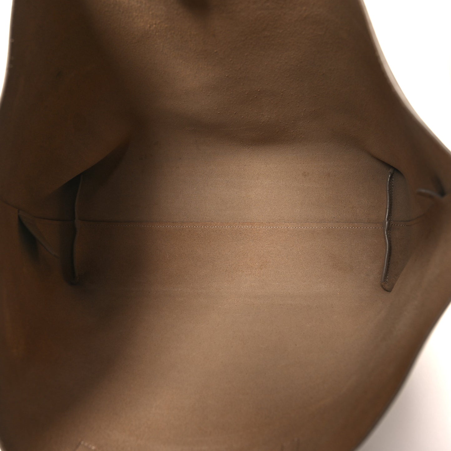 Calfskin Large Shopping Tote Dark Beige