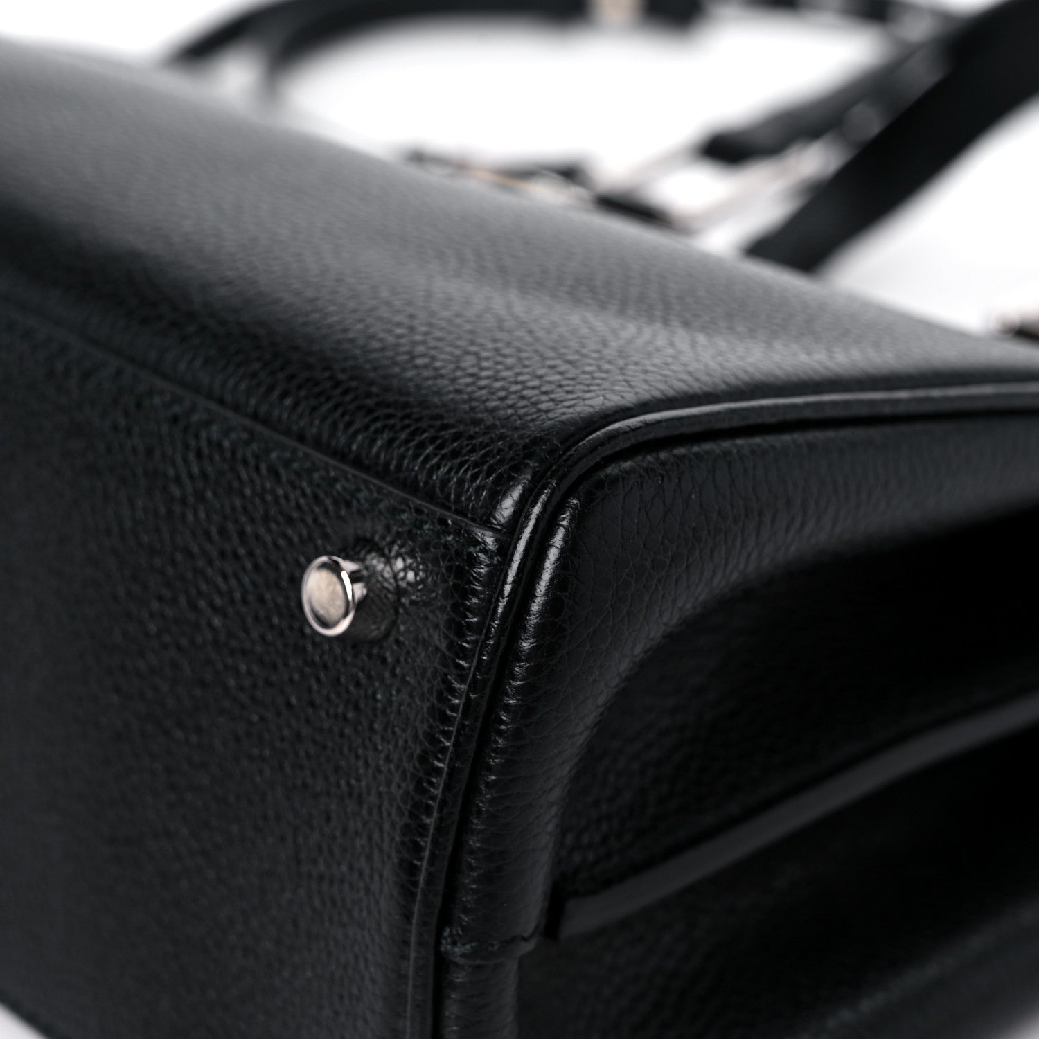 Gucci Grainy Calfskin Small Zumi Top Handle Bag Black 9 of 12