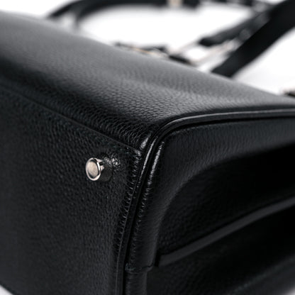 Gucci Grainy Calfskin Small Zumi Top Handle Bag Black 9 of 12