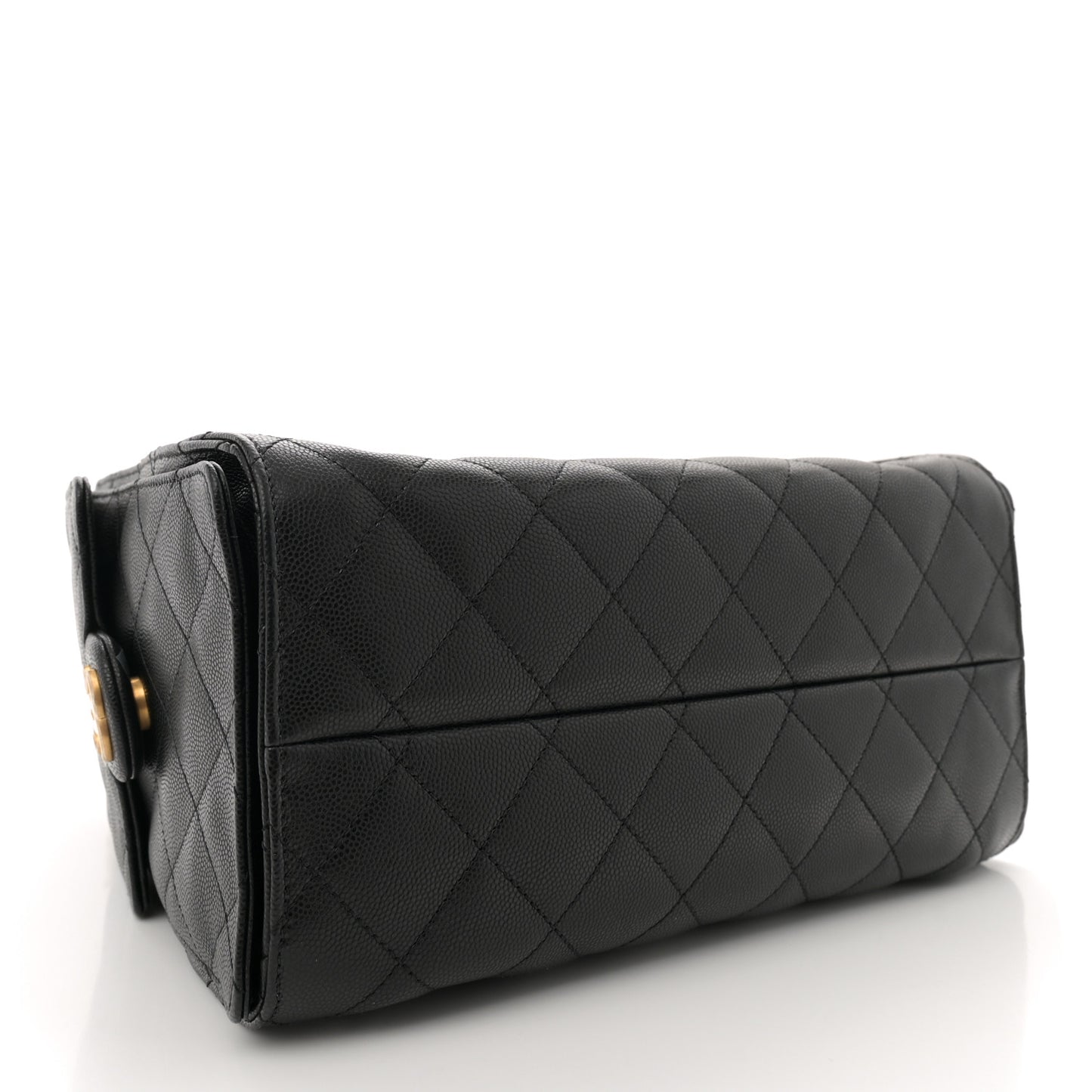 Caviar Quilted Small Chanel 25 Handbag Black