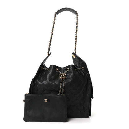 Chanel Caviar Quilted Medium Chanel 25 Handbag Black 2 of 10