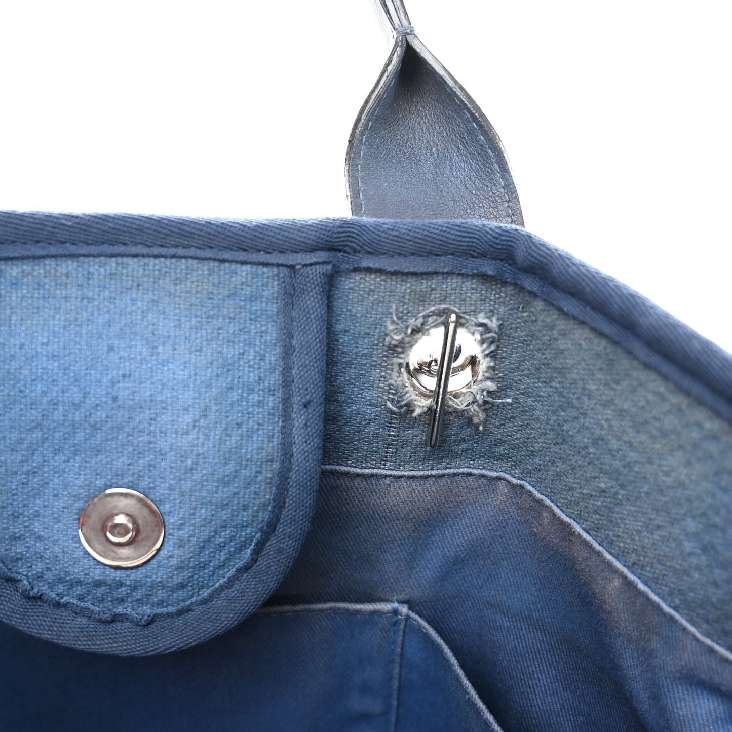 Canvas Medium Deauville Tote Blue