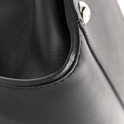 Fendi Vitello Seta Snakeskin Crocodile Monster Eyes Medium Peekaboo Iconic Satchel Black Girasole 11 of 12