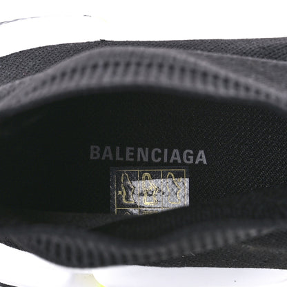 Balenciaga Neoprene Knit Womens Speed Sneakers 38 Black White Yellow Fluo 7 of 8