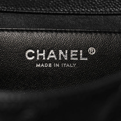 Chanel Caviar Quilted Clutch With Chain Flap Black 6 of 11