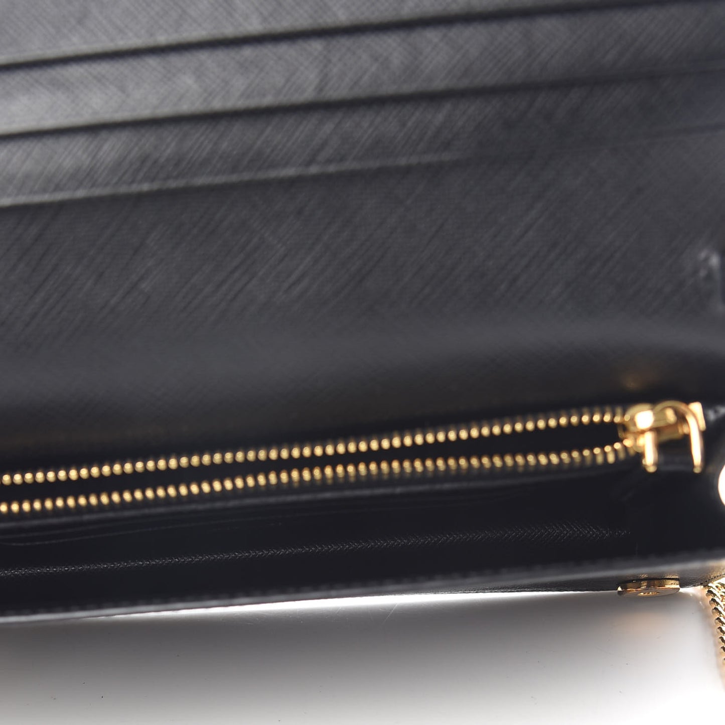 Saffiano Metal Oro Mini Bag Black