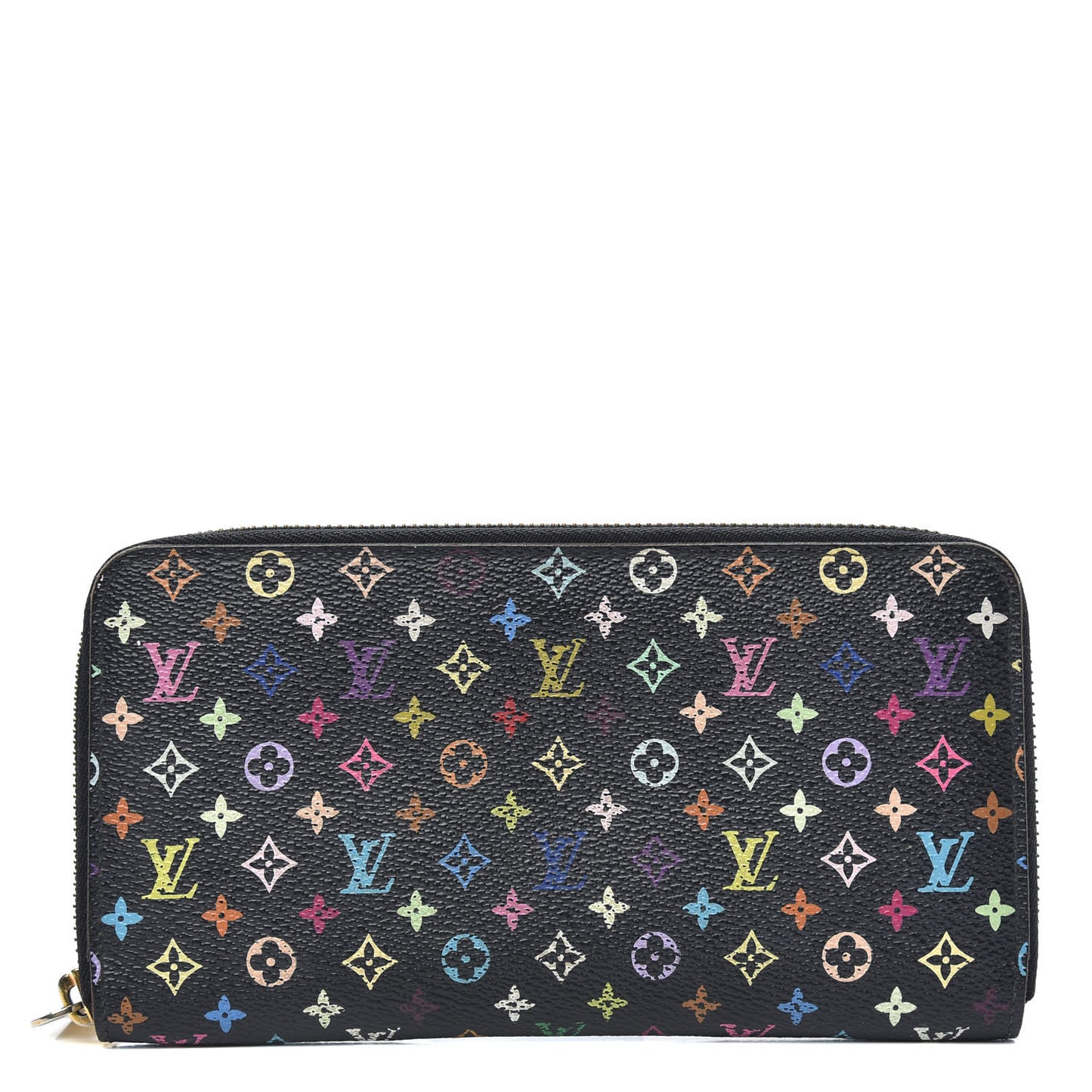 Monogram Multicolor Zippy Wallet Black Grenade