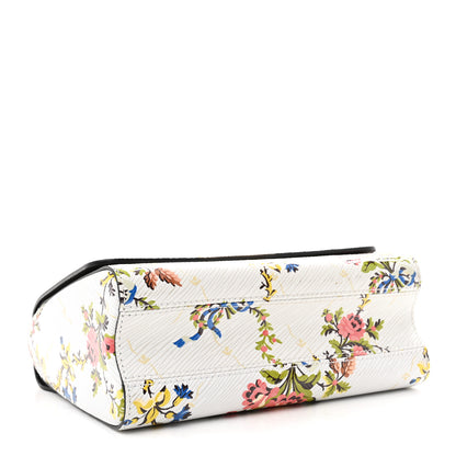 Louis Vuitton Epi Romantic Blossoms Twist Shoulder Bag MM White 4 of 10