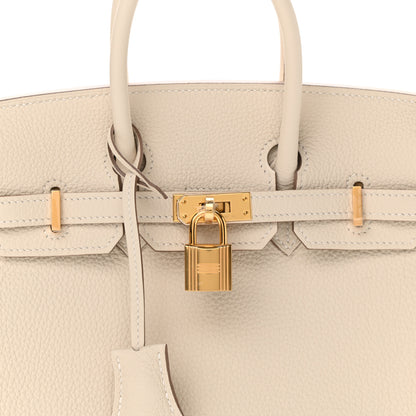 Hermes Togo Birkin 25 Craie 8 of 11