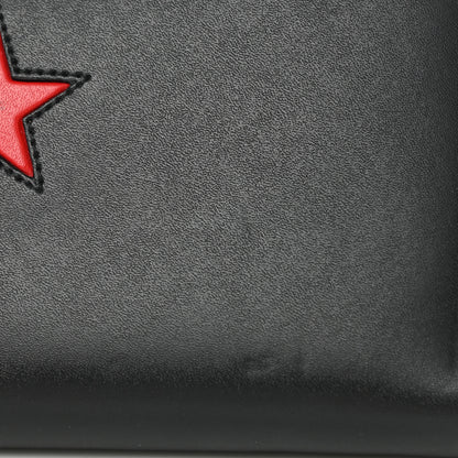 Givenchy Calfskin Star Pandora Zip Around Wallet Black Red 9 of 9